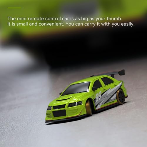 Turbo Racing 1/76 RC Drift Car, RWD Mini Car with Gyro RTR - C66 | Tabletop racing agility, Proportional steering throttle, USB-C rechargeable battery, LED lights extra DIY shells
