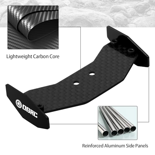 OGRC Carbon Fiber RC Tail Wing RC Rear Wing for Losi 1/24 Micro-B 2WD Buggy Upgrade Parts