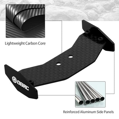 OGRC Carbon Fiber RC Tail Wing RC Rear Wing for Losi 1/24 Micro-B 2WD Buggy Upgrade Parts