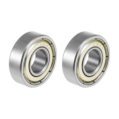 uxcell 698ZZ Deep Groove Ball Bearings Z2 8mm X 19mm X 6mm Double Shielded Carbon Steel 2pcs - size: 8mmx19mmx6mm