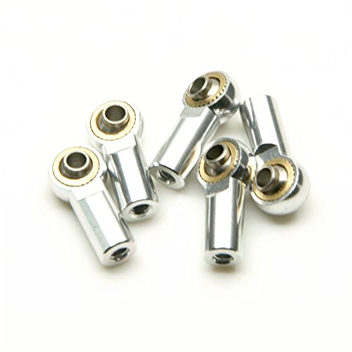 20pcs/Set Aluminum M3 Metal Ball Head Holder for Axial SCX10 Link Rod End Ball Joint for 1/10 RC Car Truck Buggy Crawler (Color : Royal Blue 20pcs)