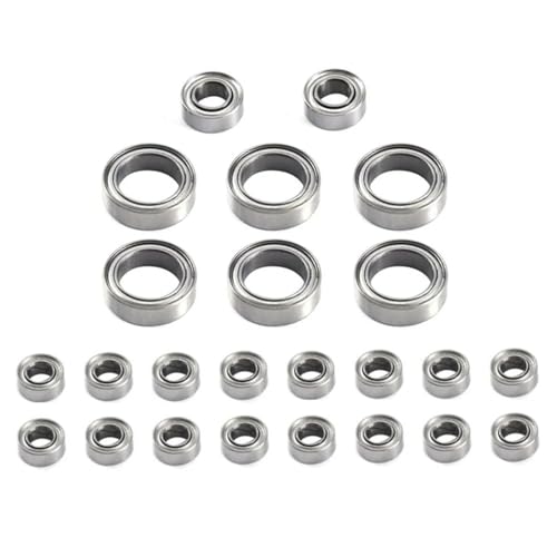 Bearing Kit for FMS for FCX24 24pcs Steel Ball Bearing Set 1/24 RC Crawler Car Upgrade Part rc Modified Pieces Replacement Parts