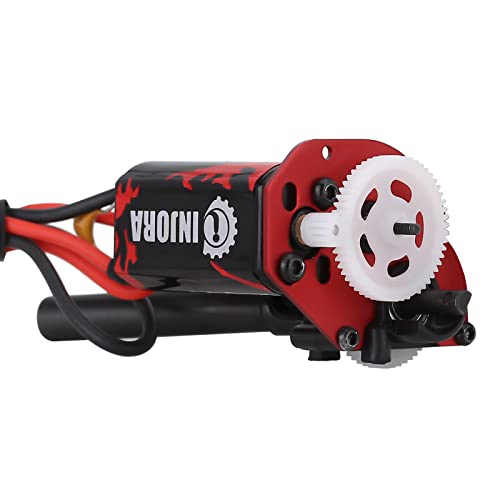 INJORA 050 66T Brushed Motor with Metal Mount for Axial SCX24 Upgrade