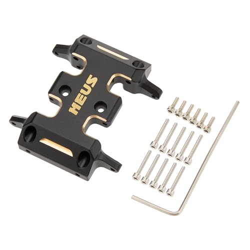 MEUS RACING 20g Brass Skid Plate for Axial SCX24 1/24 RC Crawler Upgrades (Brass) - color: Brass