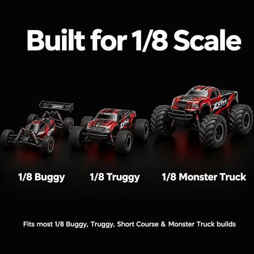 ZTW Beast SL G2 150A ESC 2-6S Sensorless Brushless Speed Controller 6V/7.4V Adjustable SBEC 6A for 1/8 RC Car RTR Monster Truck Buggy