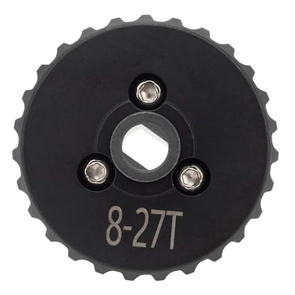 MEUS RACING Overdrive Diff Gears 8T-27T for Axial SCX10 II SCX10 III SCX10 PRO, AR44 AR45 Axle, 1/10 RC Crawler Upgrades Parts (8T-27T)