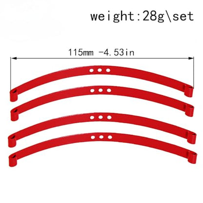 Compatible With TF2 1/10 RC Car Parts Accessories 4pcs For Super Soft Steel Front And Rear Axle Shock Absorber For Leaf Springs RC Assortment