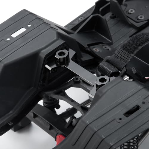 Aluminum Rear Body Shell Mount Stand for 1/10 Axial SCX10 III AXI03007 RC Crawler Car Upgrades Parts Accessories, Rear Shock Tower Braces Body Post Mounts (Black) (Rear Body Shell Stand) - color: Rear Body Shell Stand