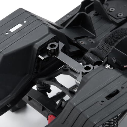 Aluminum Rear Body Shell Mount Stand for 1/10 Axial SCX10 III AXI03007 RC Crawler Car Upgrades Parts Accessories, Rear Shock Tower Braces Body Post Mounts (Black) (Rear Body Shell Stand) - color: Rear Body Shell Stand