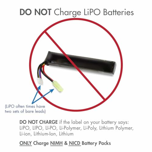 Tenergy Universal Smart Charger for 6V-12V NiMH/NiCd Battery Packs - 2A Rapid RC Charger with Tamiya & Mini Tamiya Adapters