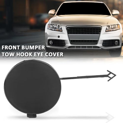 LQI Front Bumper Trailer Towing Tow Hook Eye Cover | Compatible with Audi A4 B8 2012-2015 facelifted, Not Fit S Line 8K5807241C - size: Front | Fit Audi A4 B8 2012-2015