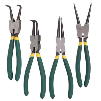 7-Inch Heavy Duty Snap Ring Pliers Set – Internal/External for Auto Repair