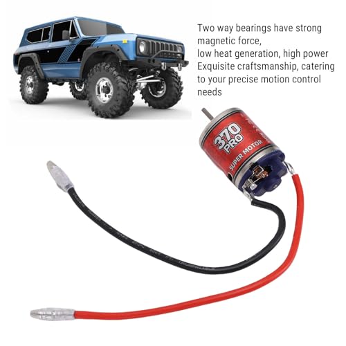Keenso RC Brushed Motor, 25T High Speed Strong Magnetic Force 2.3mm Shaft Stainless Steel Replacement for Tamiya, Losi,