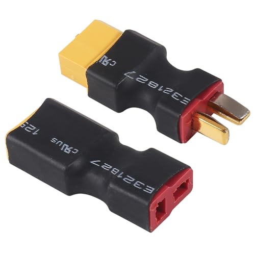 4 Pairs XT60 to T-Plug Connectors Kit XT60 Plug Male Female Connector to T Plug Male Female Connector for RC Battery