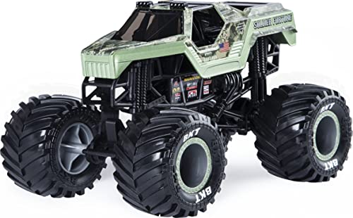 Monster Jam, Official Soldier Fortune Monster Truck, Die-Cast Vehicle, 1:24 Scale