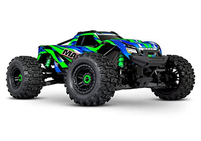 Traxxas Maxx Wide Green 1:10 RC Model Car Monster Truck 4WD RTR 2.4GHz