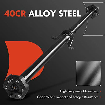 A-Premium Rear Drive Shaft Driveshaft Assembly Compatible with Dodge | for Challenger 2009 2010 2011 2012 2013 V8 5.7L, Automatic Transmission RWD, Replace# 4593855AA, 4593855AB, Prop Shaft - style: Fit 2009-2013 Challenger 5.7L