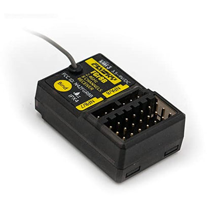 Flysky FGR8B Receiver, 2.4GHz 8CH Remote Control Receiver PWM/PPM/i-Bus Output Compatible with AFHDS 3 Transmitters and RF Modules PL18/ NB4 /NB4 Lite/ FRM302 (FS-FGR8B Receiver) - style: FS-FGR8B Receiver