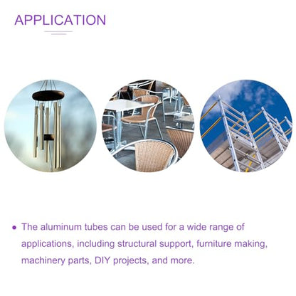 DMiotech 3Pack (11mm OD x 9mm ID) 6063 Aluminum Round Tube 300mm Length Industry Metal Tubing for Machinery Frame Construction DIY Projects - size: 11mm x 9mm x 300mm