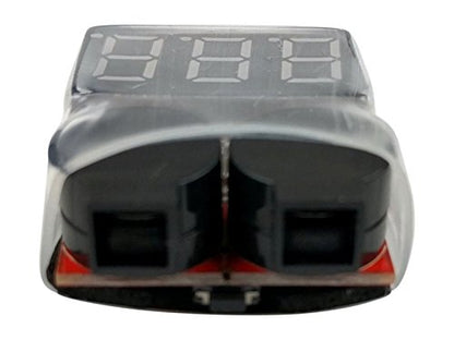 2 Pack Lipo Battery Voltage Checker Alarm LED 1-8 Cell - Apex RC Products #1655