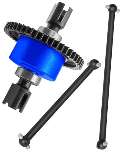 50T Center Diff&Center Drive Shaft Axles Upgrades Part for 1/8 Typhon 6S,Center Differential&Center Driveshaft Hop ups,Navy Blue - color: Navy Blue - Upgrades Part