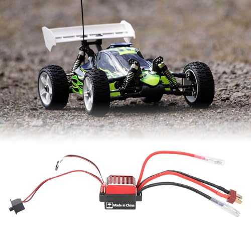 320A RC Brushed ESC Bidirectional Electronic Speed Controller with Brake for 1/10 Remote Control Car and Boat