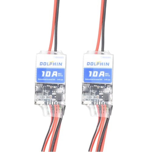 10A Brushed Bidirectional ESC for 130/180 Motor RC Car Boat Tank 2S-4S