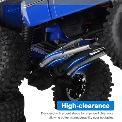 High Clearance Links Extended Stainless Steel Chassis Linkage Set for 1/18 Traxxas TRX4M K10 RC Crawler Car Upgrade Parts(8PCS)