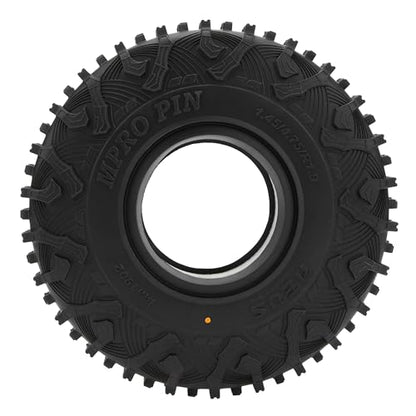 MEUS RACING 1.9 Tires - MS6 MPRO PIN Tires for Axial SCX10 Pro SCX10 TRX4 Redcat Gen8 1/10 RC Crawler Car, 1.77/4.75/R1.9, #M1902