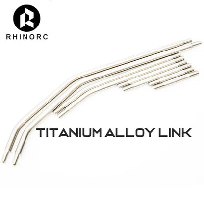 RhinoRC YUE LCG v2 Crawler Frame Chassis Kit,with Titanium Alloy Link,for 1/10 RC Crawler Car (YUE LCG v2 Set) - color: Yue Lcg V2 Chassis