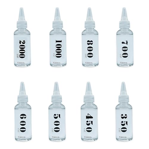 AMK Silicone RC Shock Oil 60ml, 350-2000cSt, for RC Crawler Buggy Monster Truck Short Course (800cSt)