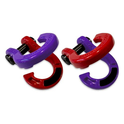 B'oh Spin Pin 3/4” Recovery Shackle | 10,000 lbs Capacity - High-Strength Carbon Steel with 7/8" Pin Recovery Gear Towing Accessories - Pin Style : Screw, Raw Dog - color: Raw Dog