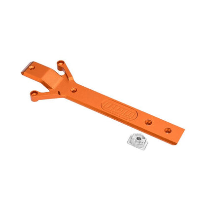 High End Aluminum 7075 Alloy Chassis Plate for Traxxas 1:16 Mini Maxx 4WD 107154-1 / Mini XRT VXL-3S 108076-1 Monster Truck Upgrades - Orange