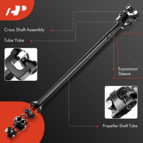 A-Premium Rear Drive Shaft Driveshaft Assembly Compatible with Toyota | for 4Runner 1996 1997 1998 1999 2000 2.7L, 4WD, Manual Transmission, Replace # 3714035130, Complete Prop Shaft - style: Fit 1996-2000 4Runner 2.7L 4WD, Manual Trans