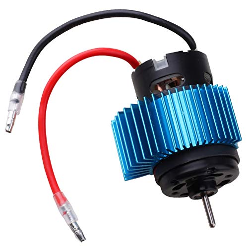 Hobbypark 21T Motor 550 Brushed Motors w/Heatsink for 1/10 RC Crawler Car Traxxas TRX4 TRX6 Axial SCX10 II III Redcat Gen7 Gen8 RC4WD - size: 21T