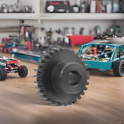 Steel Spur Gear, 0.8 Mod Spur Gear, 30 Tooth Steel Spur Gear Drive, 6mm D Bore, Industrial Hardware Part 4303 1006 0030, with Fine Craftsmanship, for RC Car Truck Gear Drive