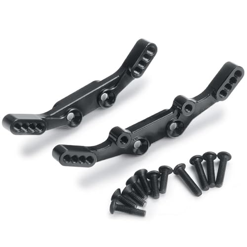 Rc Car Parts for 4-Tec 2.0 for VXL for AWD 83076-4 1/10 Metal Front Rear Shock Mount Fixing Plate RC Crawler Car Truck Model Parts Refit Accessories(Set) - size: Set