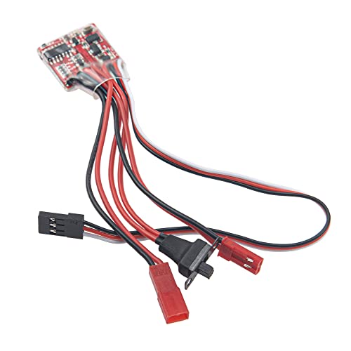 2Pack ShareGoo RC 30A Brushed ESC Electric Speed Controller with Brake 4~8V for 130 180 260 Motor 1/16 1/18 1/24 RC Car Boat Tank