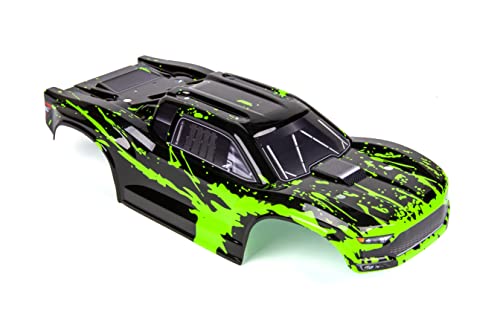Custom Body Muddy Green Compatible for ARRMA VORTEKS 3S 4x4 4x2 BLX 1/10 Stadium Truck(V-BG-01) - color: Green