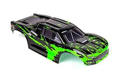 Custom Body Muddy Green Compatible for ARRMA VORTEKS 3S 4x4 4x2 BLX 1/10 Stadium Truck(V-BG-01) - color: Green