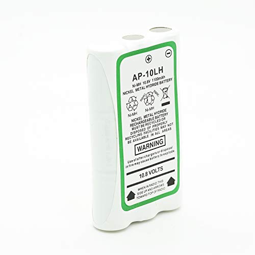 ExpertPower® 10.8V 1100mAh NiMH Battery for Motorola HNN9027, HNN9027A | Compatible with Radius P50, P50+, HT10 | Compact Rechargeable Battery Pack – OEM-Compatible - size: HNN-9027