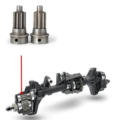 RC Crawlers Components For Traxxas For TRX-4 1/10 RC Crawler Car Parts 4Pcs Metal Front Rear Portal Drive Shaft Input Gear Set Replacement Car Accessories 8259 8257