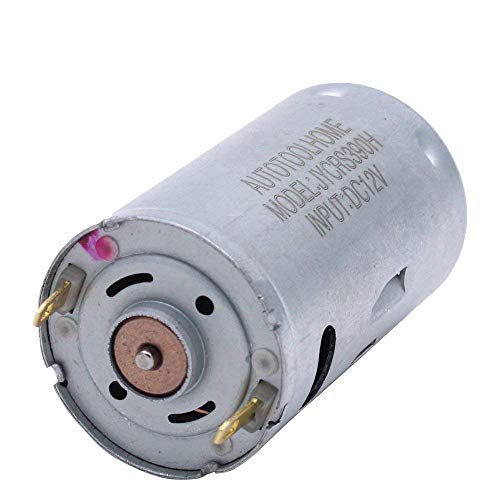 12V DC Motor, Small Electric Motor for RC Car DIY | High Speed High Torque Compact Brushed 12V Motor 2.3mm Shaft for RC cars, Hobby models, Robotics and DIY Replacement projects