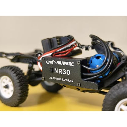 V2 All Metal Outrunner Rotor Motor 25A ESC Combo with Tuning 2-3S for AXIAL SCX30 RC Crawler