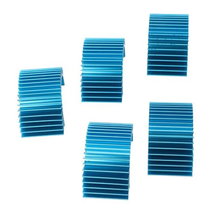 Motor Heatsink Aluminum Alloy Cooler Heat Sink 36mm for 540 550 3650 3660 RC Motor 5 Pack for Brushed Brushless Car Boat Cooling and Replacement Use