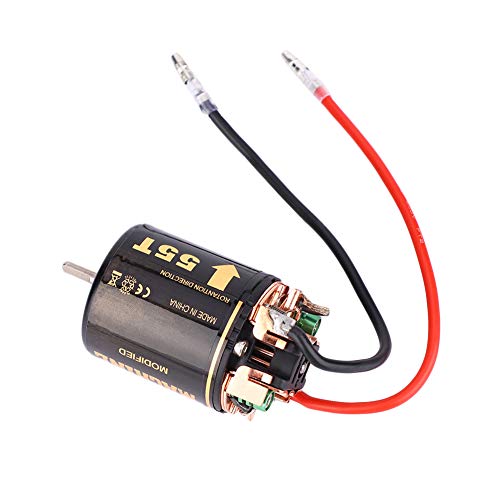 540 Brushed Motor, High Torque Crawler Performance 55T Electric Motor for Toy Big Trucks, Rock Crawling Models, Off-Road RC Cars