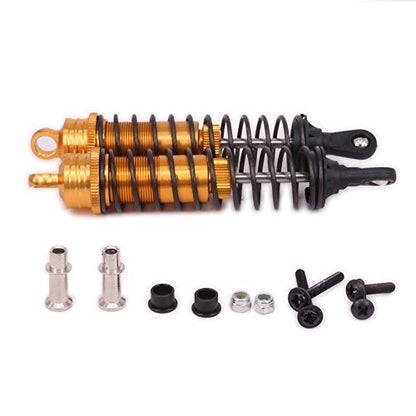 Aluminum Shock Absorber Damper 122mm Oil Filled Adjustable for 1/8 Buggy Truck HPI HSP Losi Axial Tamiya RC Car Upgraded Hop-Up Parts(yellow)