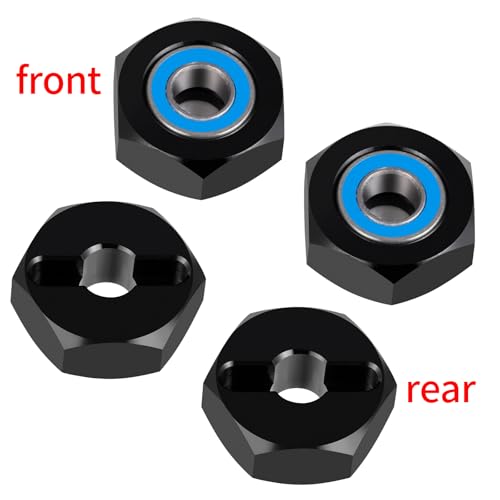 1/16 RC Car 12mm Wheel hex hub adapters for 1/16 Losi Mini JRX2 /JRXT RC Car Upgrade Part