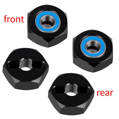 1/16 RC Car 12mm Wheel hex hub adapters for 1/16 Losi Mini JRX2 /JRXT RC Car Upgrade Part