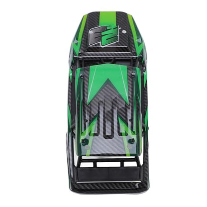 Alomejor 1/18 RC Car Body, Lightweight Attractive PVC Replacement Scale Model Body for RC hobbyists Racing Events Custom Builds - color: Green